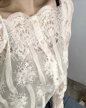 Lace Edge Top