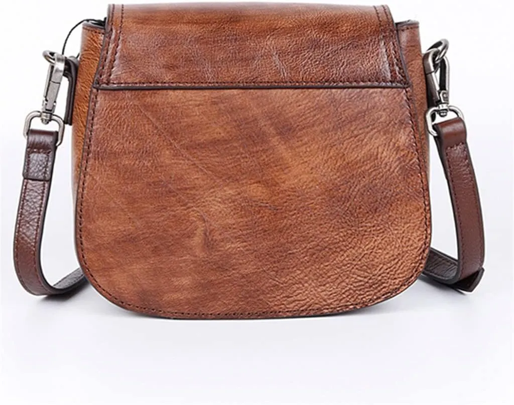 Ladies Shoulder Bags Vintage Saddle Bags Ladies Messenger Bags Hand Embossed crossbody