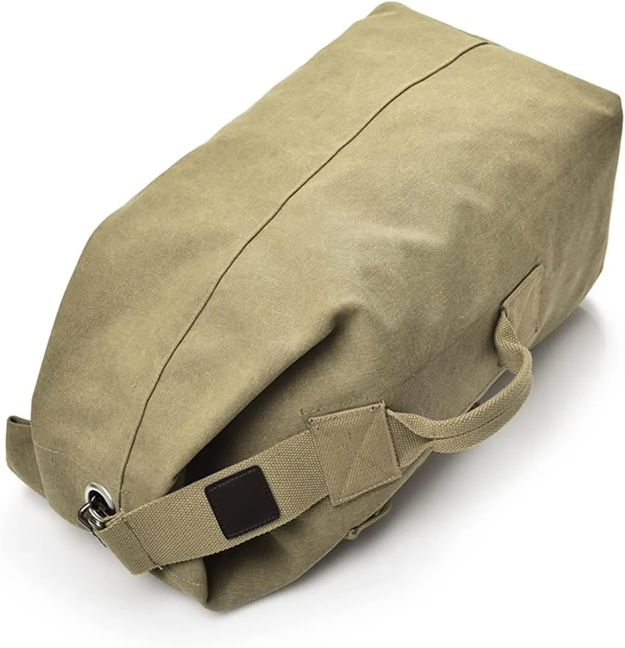 Large Capacity Backpack for Man Travel Bag Backpack Male Canvas Bucket Shoulder Bags for Men Backpacks(Black,18 * 10 * 8in)
