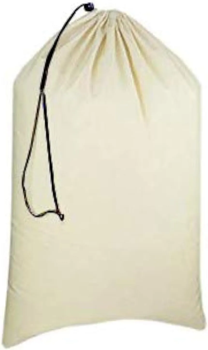 Laundry Bag 1 Pack Laundry Bag Extra Large Canvas Heavy Duty Laundry Bags Natural Cotton Multi Use Size 28''x 36'' Laundry Bag