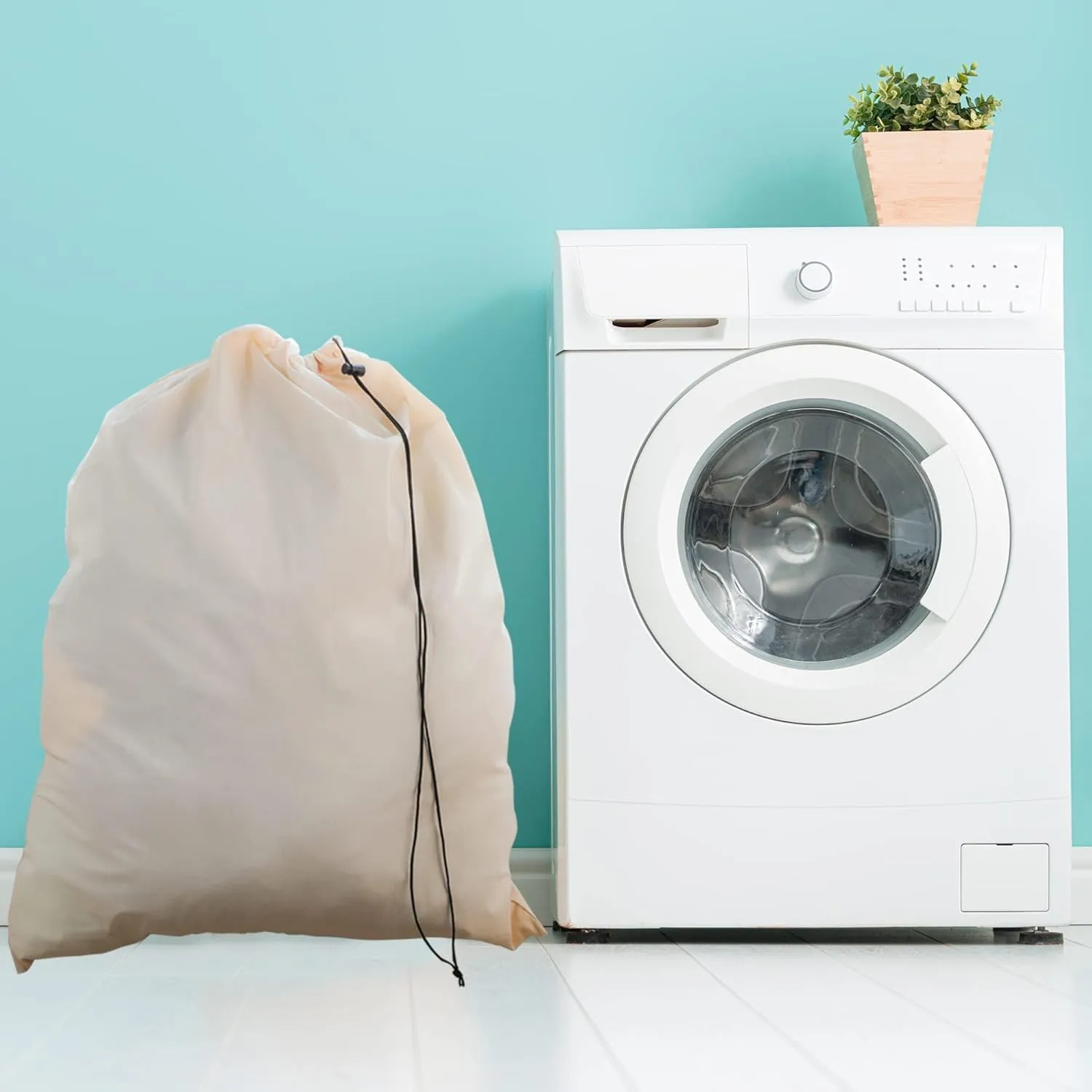 Laundry Bag 1 Pack Laundry Bag Extra Large Canvas Heavy Duty Laundry Bags Natural Cotton Multi Use Size 28''x 36'' Laundry Bag