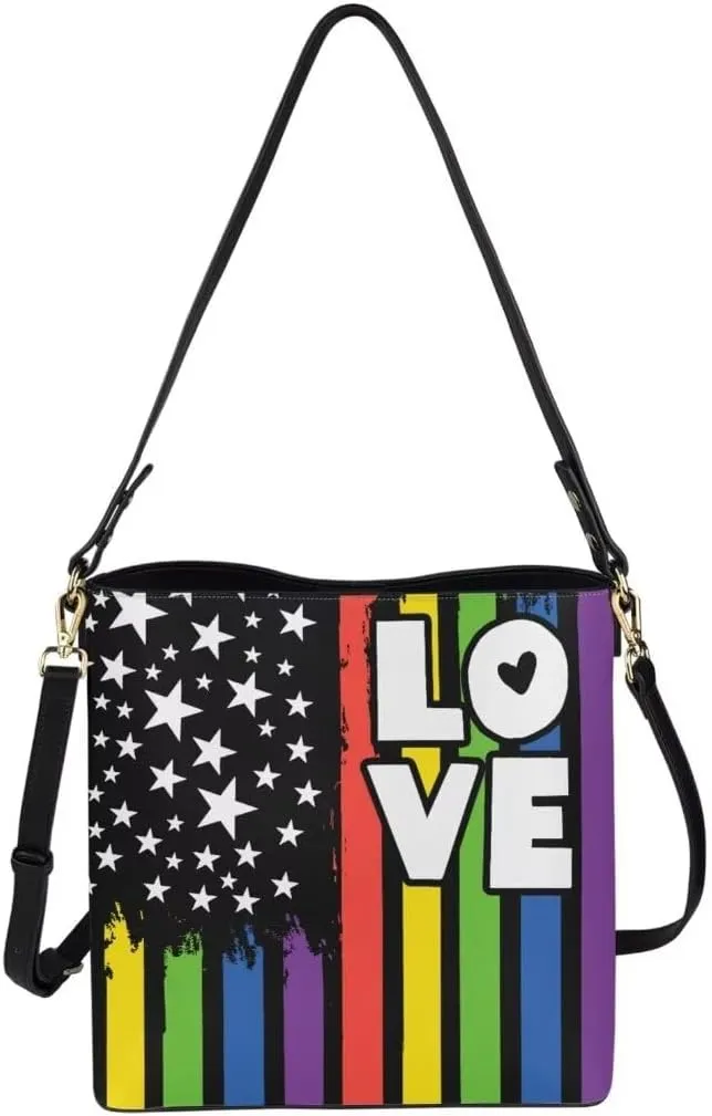 Leather Bucket Bags for Women Satchels Bucket Purse Large Tote Bags Commuting Crossbody Handbag Fashion Hobo Bags