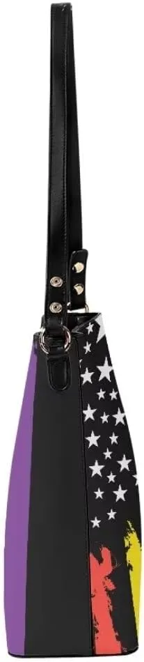 Leather Bucket Bags for Women Satchels Bucket Purse Large Tote Bags Commuting Crossbody Handbag Fashion Hobo Bags