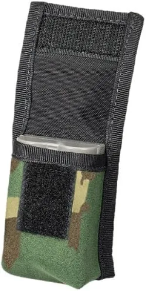 LensCoat 2-Battery Pouch Camouflage Camera Battery Holder for DSLR (Forest Green Camo) lenscoat