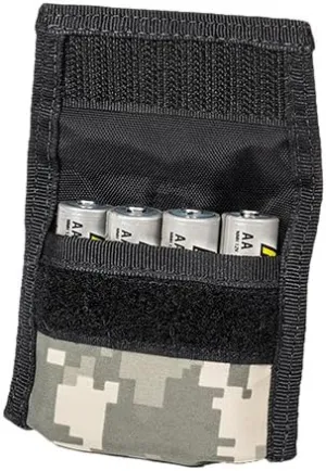 LensCoat BatteryPouch AA 4 4 (Digital Camo) Camera Battery Holder for DSLR lenscoat