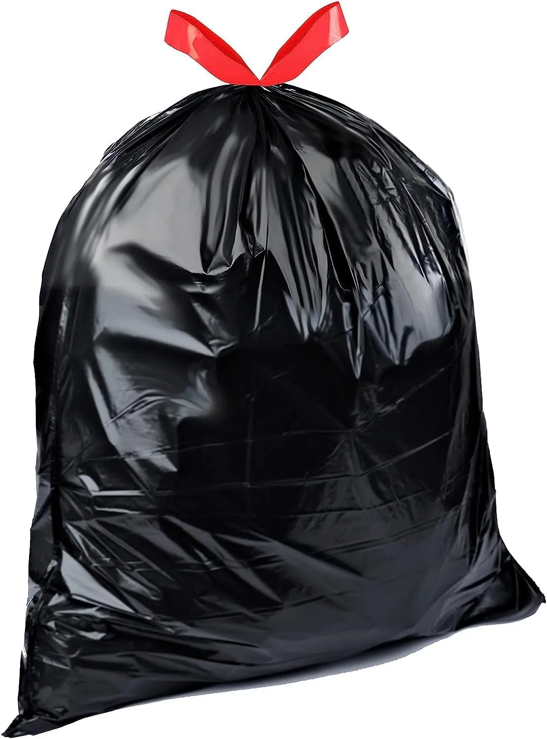 LIMELINEN 30 Gallon Garbage Trash Bags, 100 Count, 1.2 mil Extra Thick Trash Bags with Drawstring Closure, Leak and Odor-Resistant Large Plastic Bags For Office, Home, Hospital, Big Waste Binst