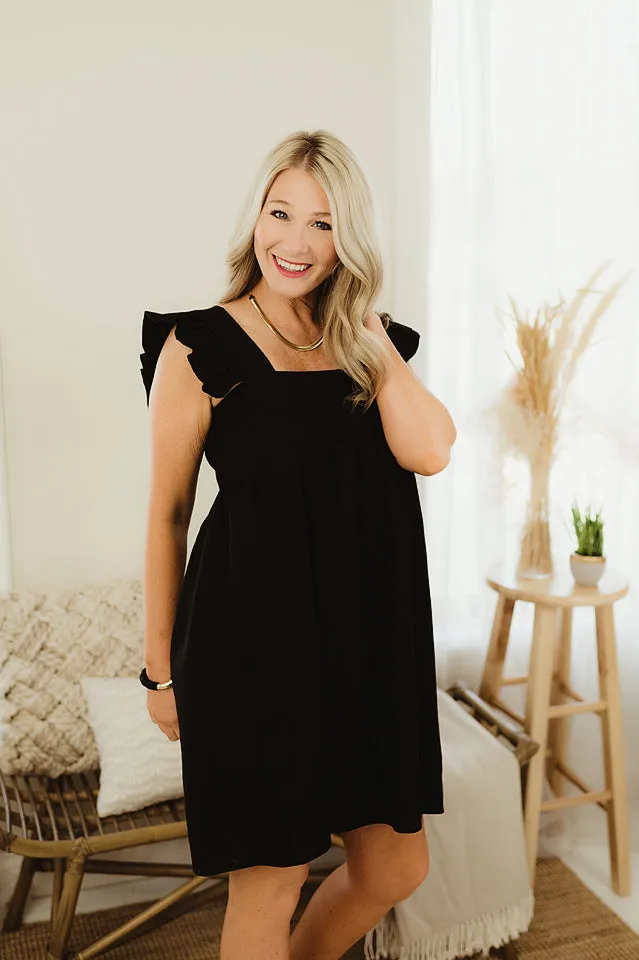 Linen Ruffle Straps