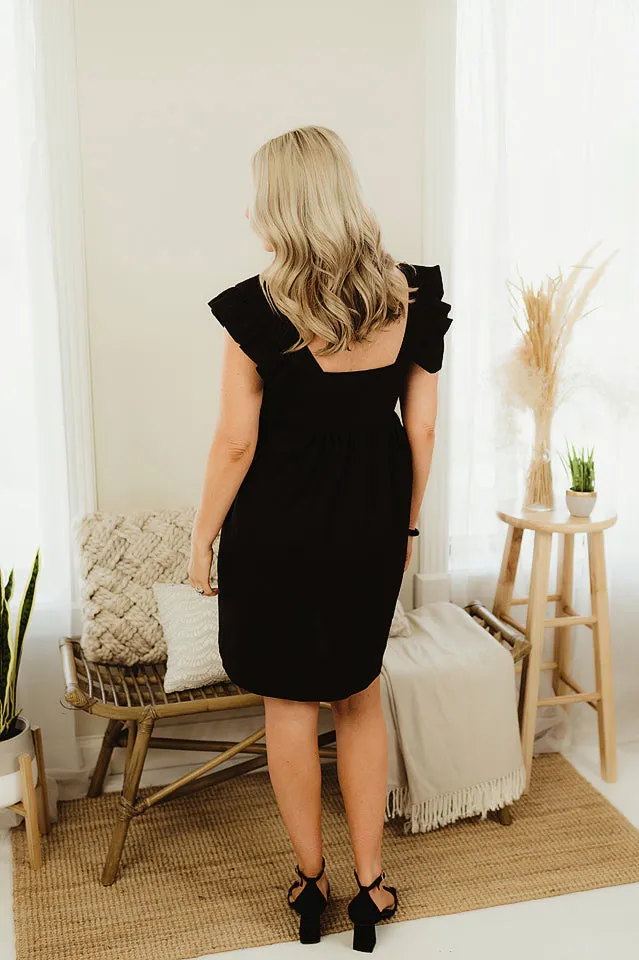 Linen Ruffle Straps
