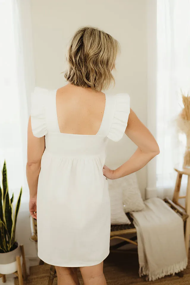 Linen Ruffle Straps