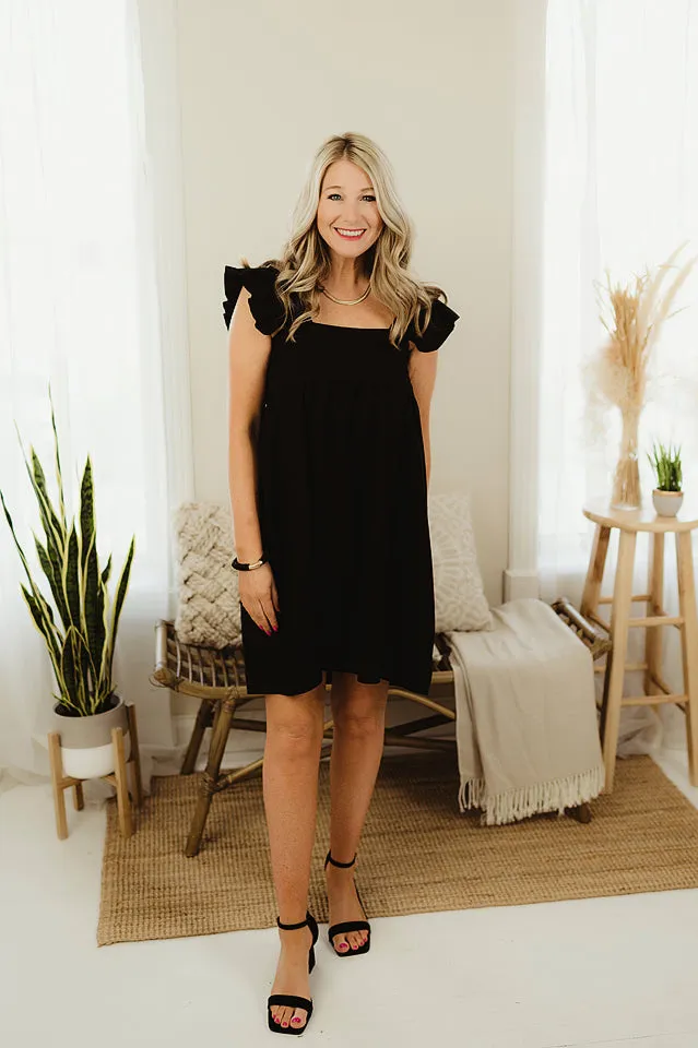 Linen Ruffle Straps