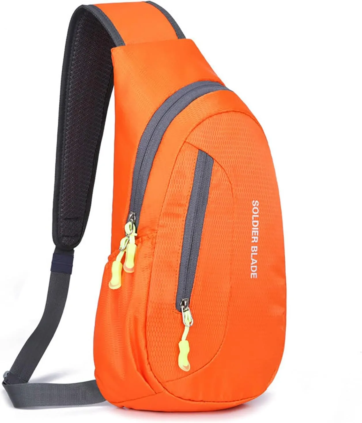 Man Women Outdoor Multifunctional Sling Backpack Fashionable Casual Shoulder Messenger Bag Hiking Chest Bag (A, A)