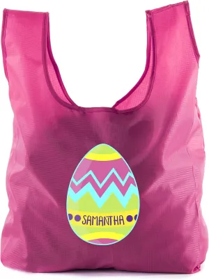 Mato & Hash Personalized Easter Grocery Bags, Reusable Giant Egg Bags, Custom Easter Bags!
