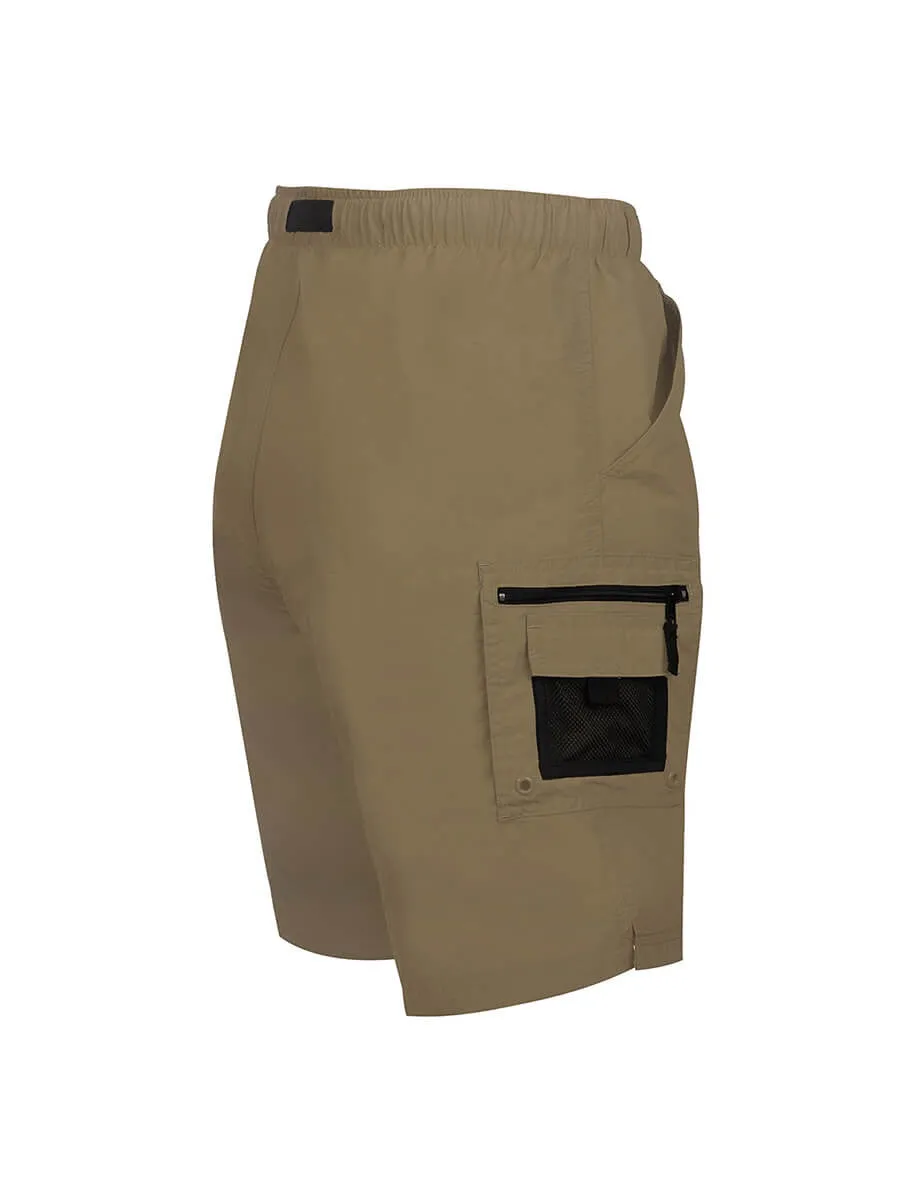 Men's Nylon Belted Swim Trunk - River Guide