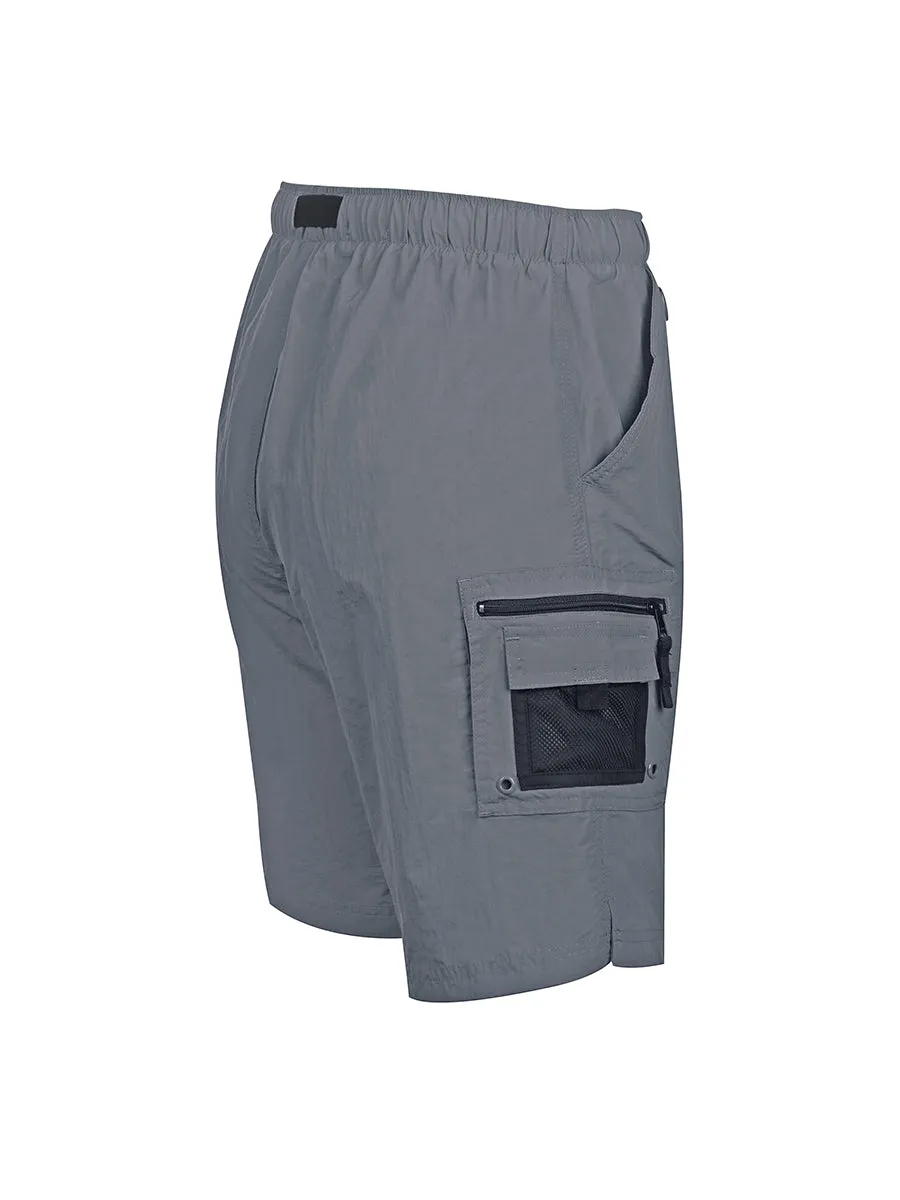 Men's Nylon Belted Swim Trunk - River Guide