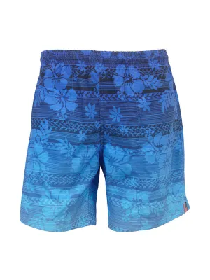 Men's Print Swim Trunk - Hibiscus Haze