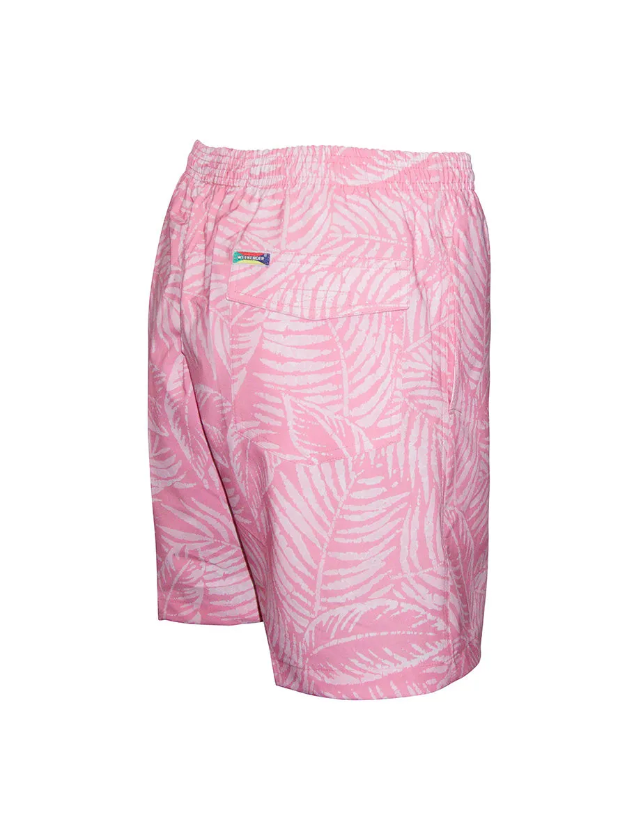 Men's Print Swim Trunk - Leaf Islands