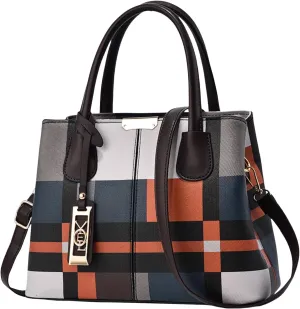 Messenger Tote Bag for Women Shoulder Hobo Bags Top Handle Satchel Purses Purse and Wallet Set for Women(Coffee)