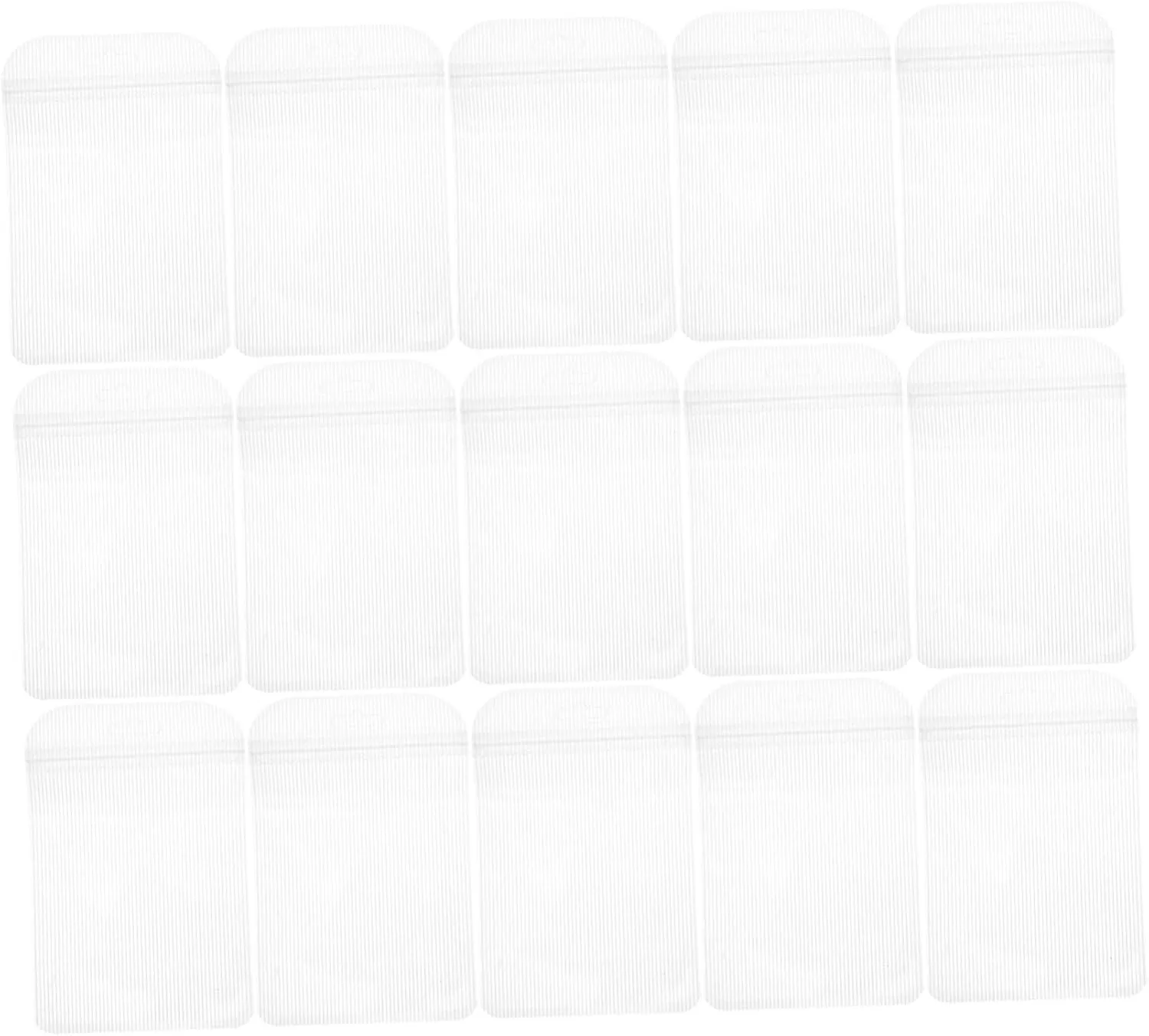 Modest Design Striped Bags 100 Pcs Reusable Pouches for Candy Jewelry Snacks Secure Sealing Practical Use