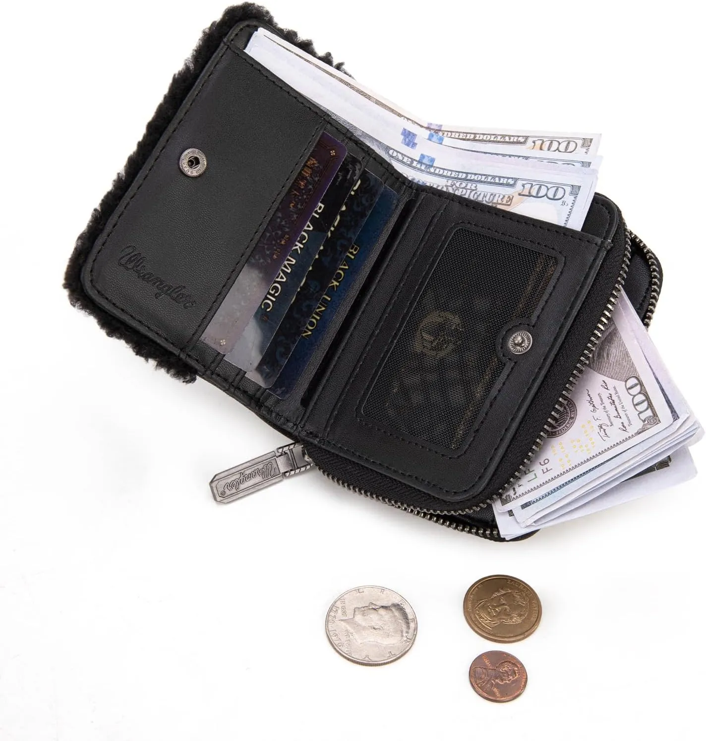 Montana West  Wrangler Credit Card Wallet Bifold Card Case Pouches for Women