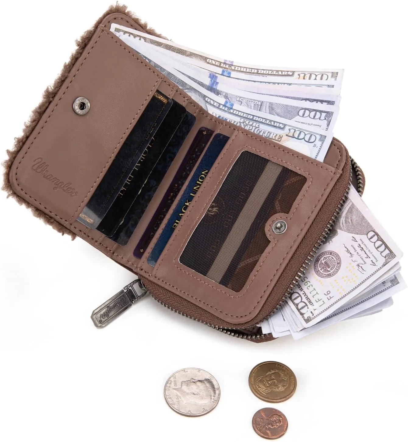 Montana West  Wrangler Credit Card Wallet Bifold Card Case Pouches for Women