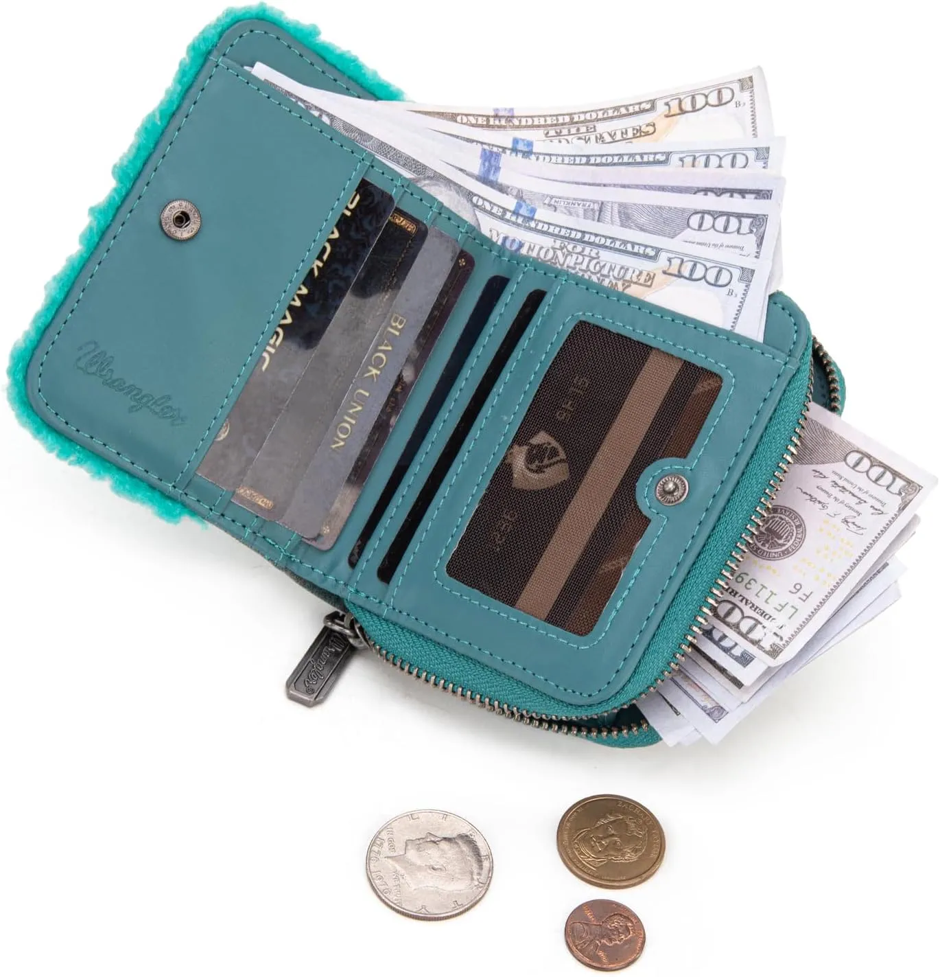 Montana West  Wrangler Credit Card Wallet Bifold Card Case Pouches for Women