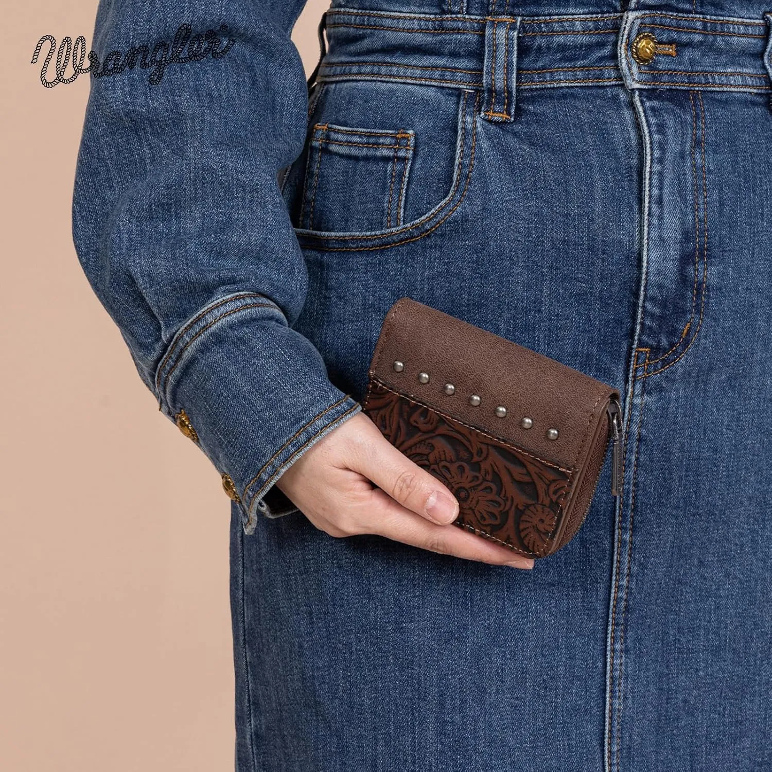 Montana West  Wrangler Credit Card Wallet Bifold Card Case Pouches for Women