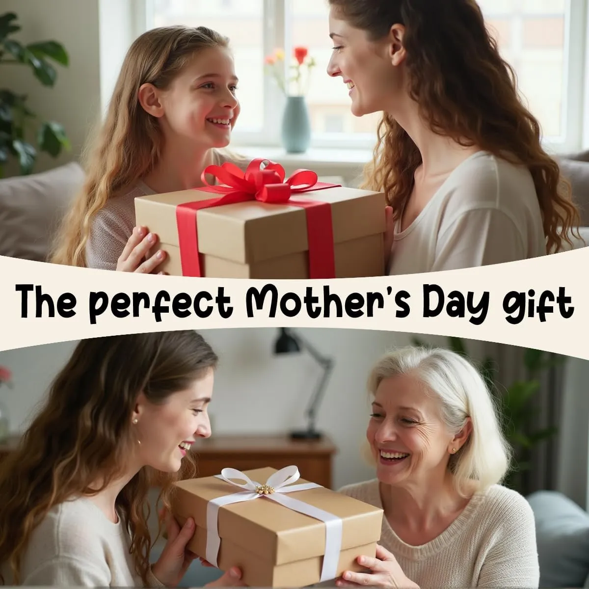 Mother's Day Mom Gifts for Mom Appreciation Thank You Teacher Gifts Handprint Diy Kit Canvas Tote Bags
