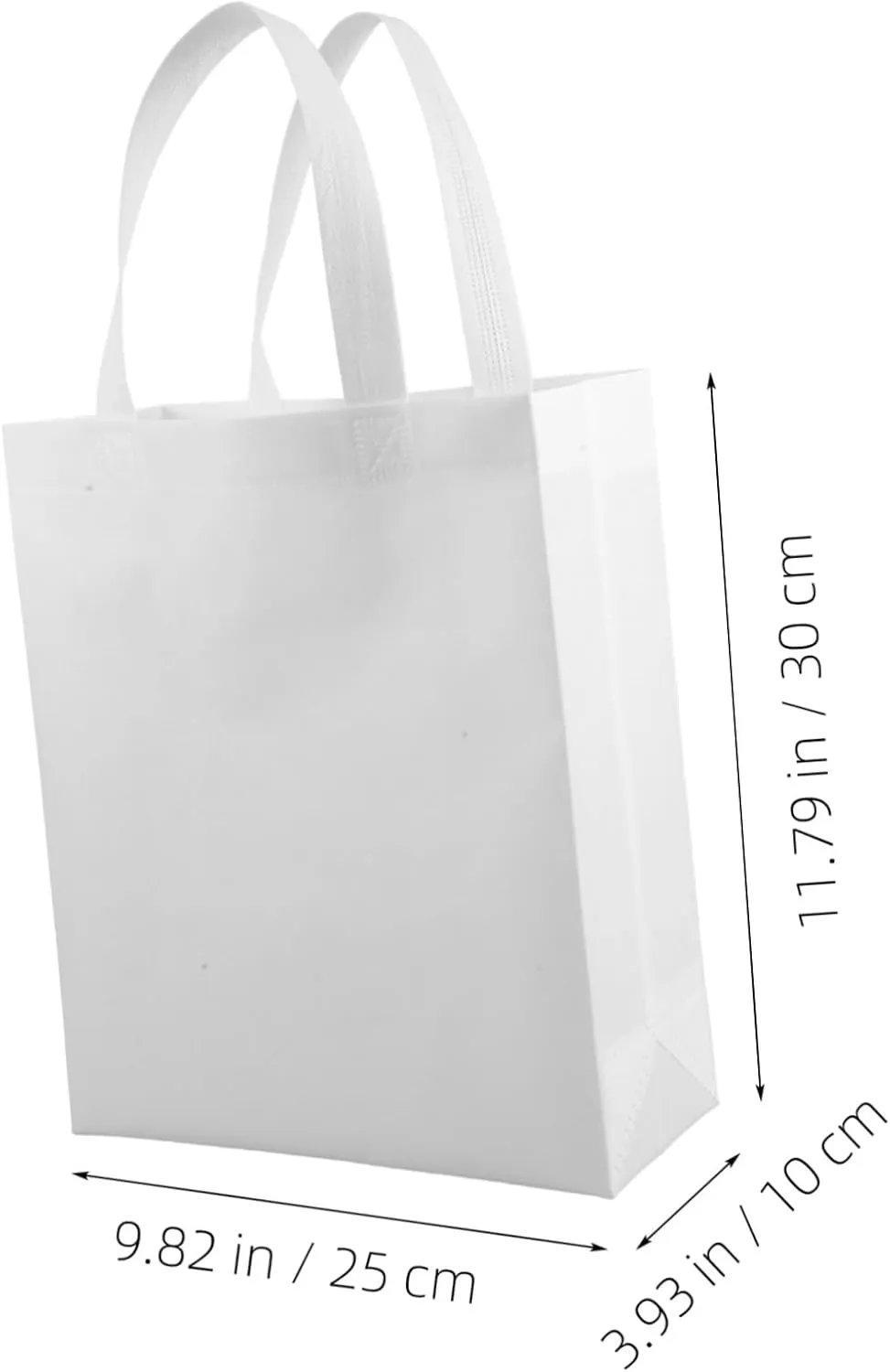 Non Woven Tote Bag Non-woven Small Party Bags Reusable Plain Tote Bags Gray Travel Bags for Women