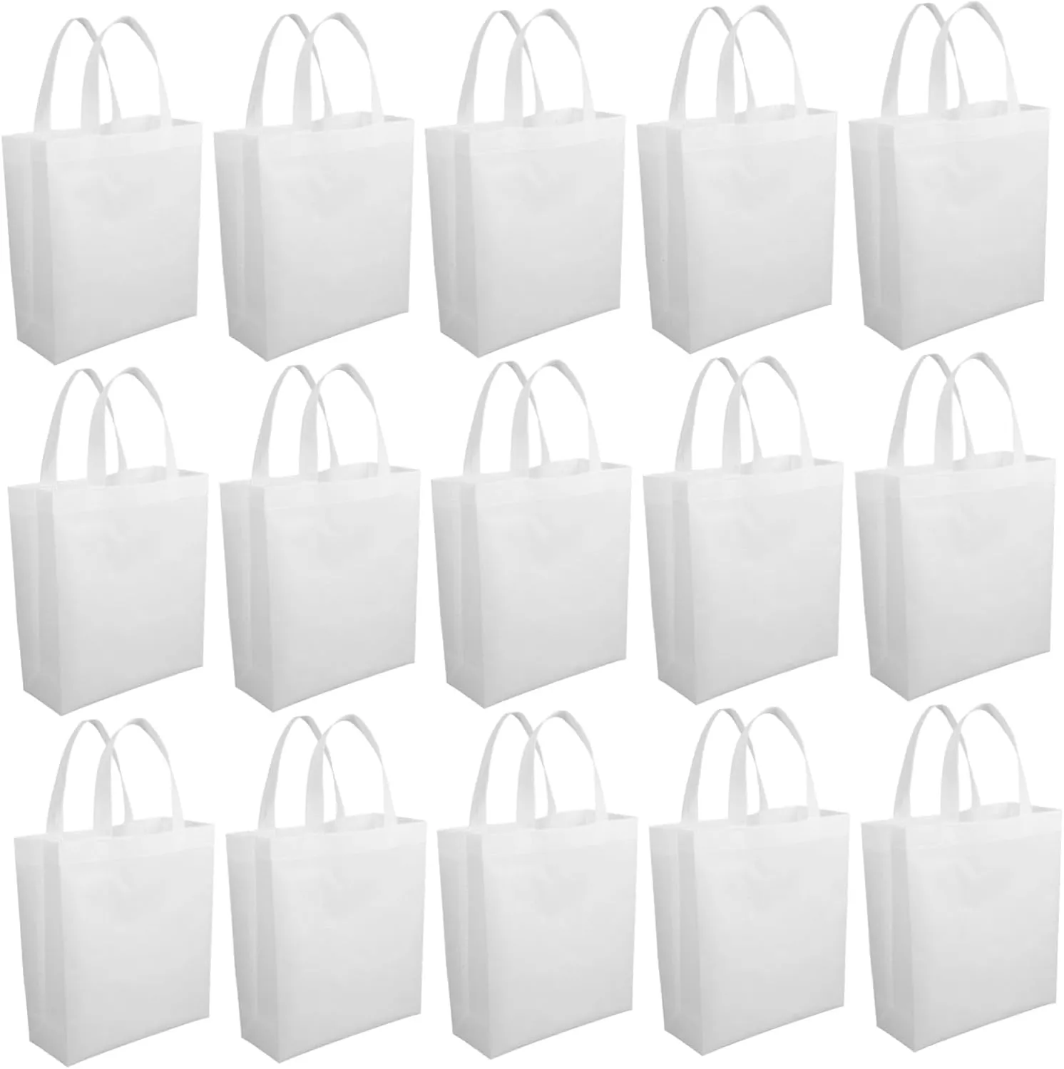Non Woven Tote Bag Non-woven Small Party Bags Reusable Plain Tote Bags Gray Travel Bags for Women