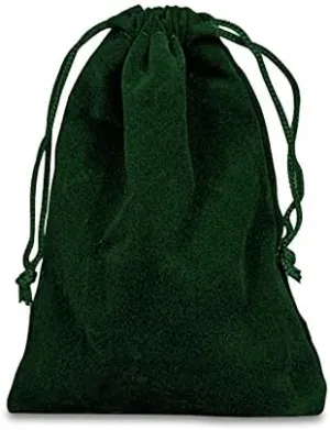 Paper Mart 25ea - 3 X 4 Forest Green Velour Bags