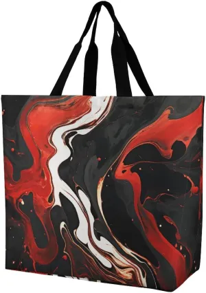 Pastel Color Smiley Face Beach Bag Reusable Tote Bag Foldable Grocery Bags Women Shopping Bags for Daily Essentials