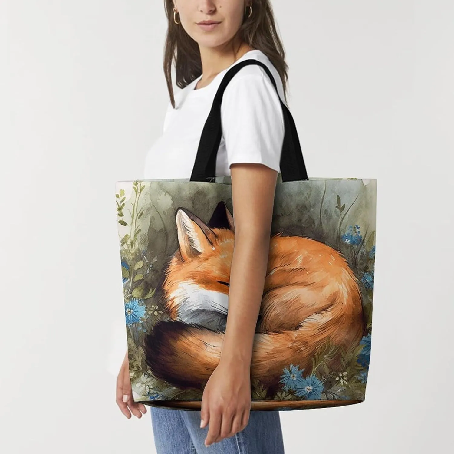 Pelican Bird Blue Sea Sky Beach Bag Reusable Tote Bag Foldable Grocery Bags Women Shopping Bags for Daily Essentials