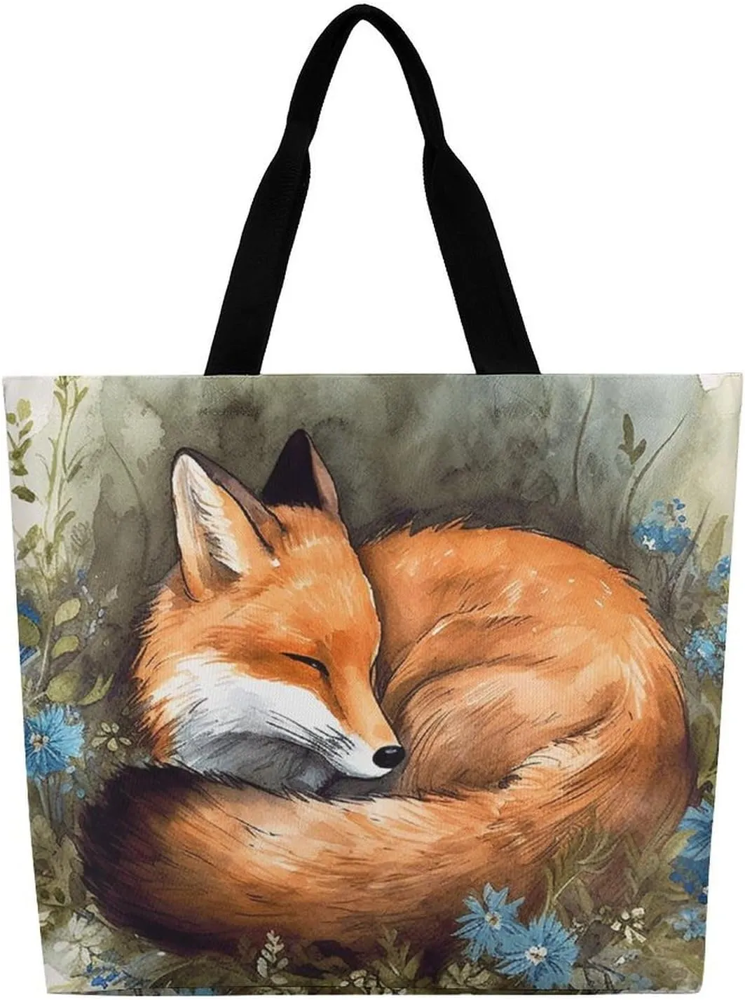 Pelican Bird Blue Sea Sky Beach Bag Reusable Tote Bag Foldable Grocery Bags Women Shopping Bags for Daily Essentials
