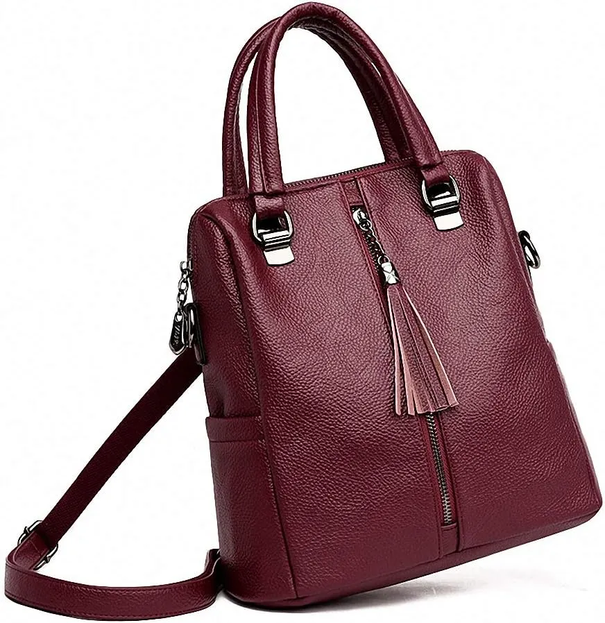 PU Leather Tote bags Women's Shoulder Crossbody Bag Black Messenger Bags Bags Brown