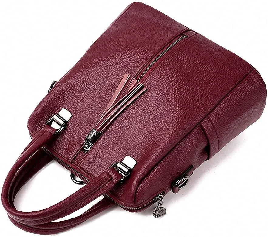 PU Leather Tote bags Women's Shoulder Crossbody Bag Black Messenger Bags Bags Brown