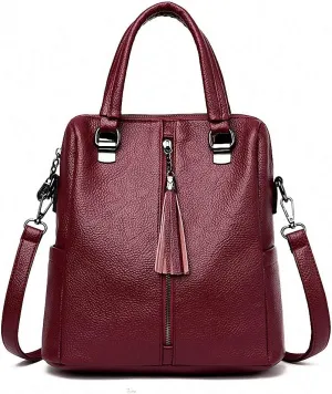 PU Leather Tote bags Women's Shoulder Crossbody Bag Black Messenger Bags Bags Brown