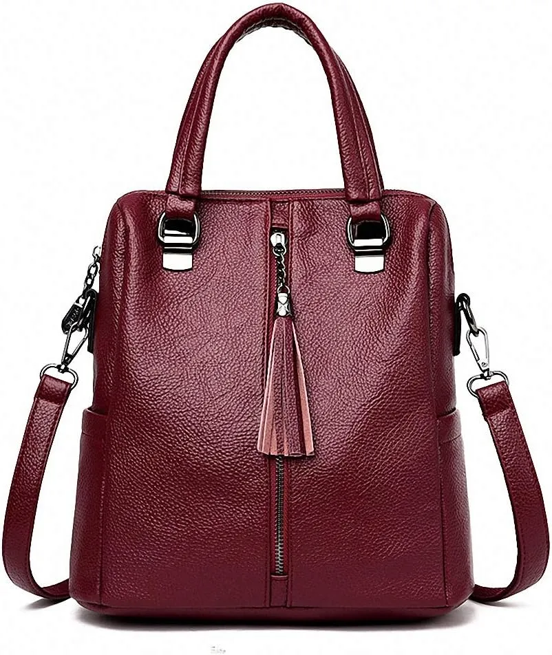 PU Leather Tote bags Women's Shoulder Crossbody Bag Black Messenger Bags Bags Brown