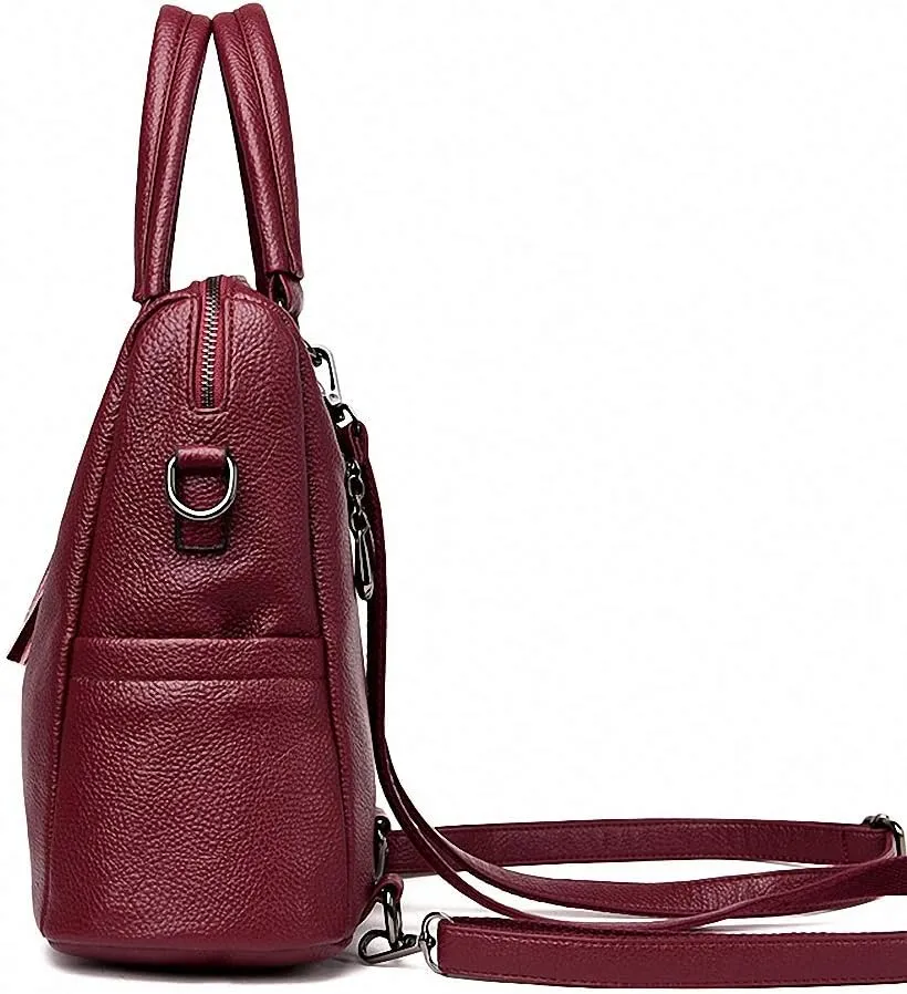 PU Leather Tote bags Women's Shoulder Crossbody Bag Black Messenger Bags Bags Brown