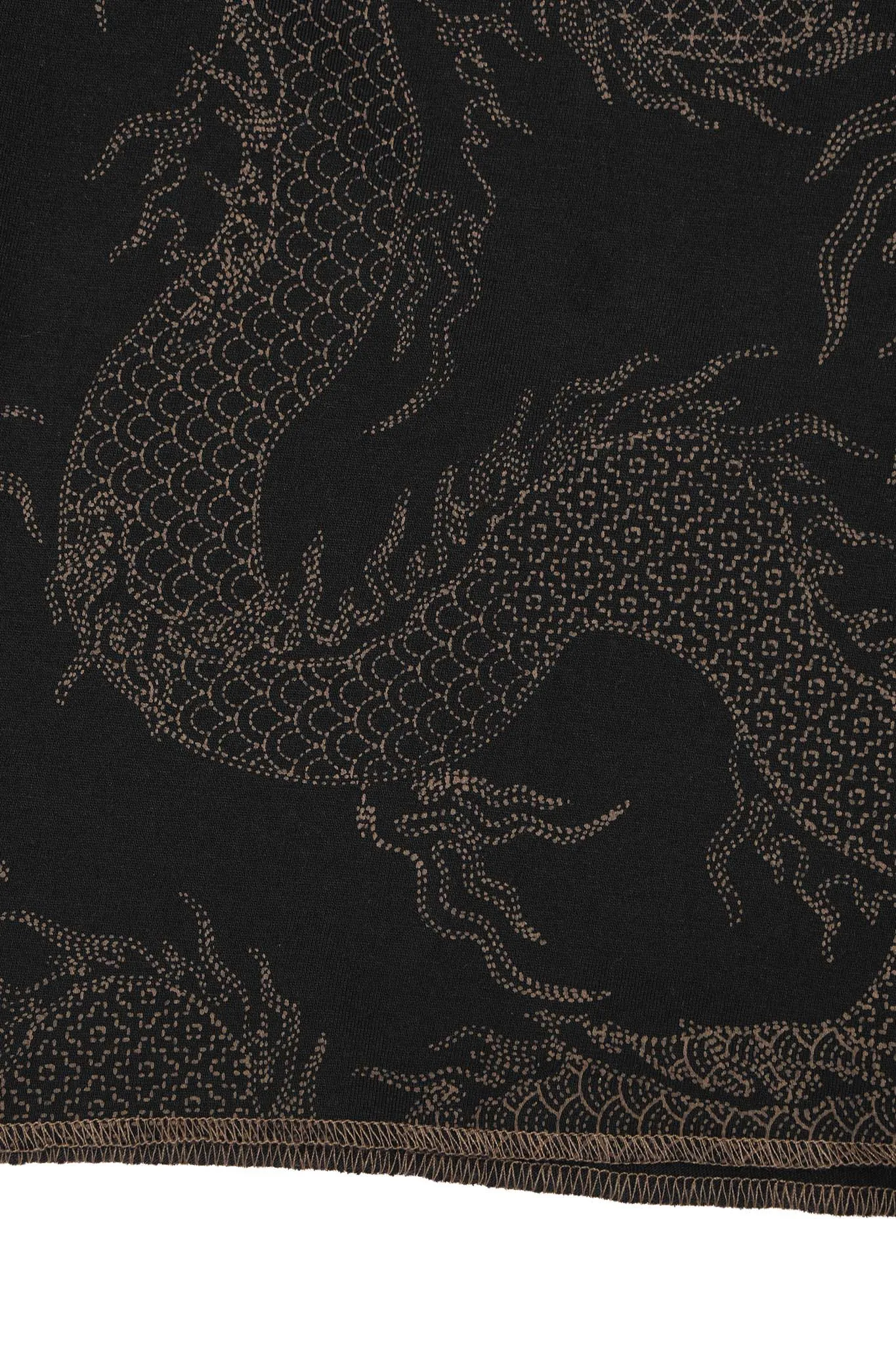 "YEAR OF THE DRAGON" BOX TEE IN CAVIAR