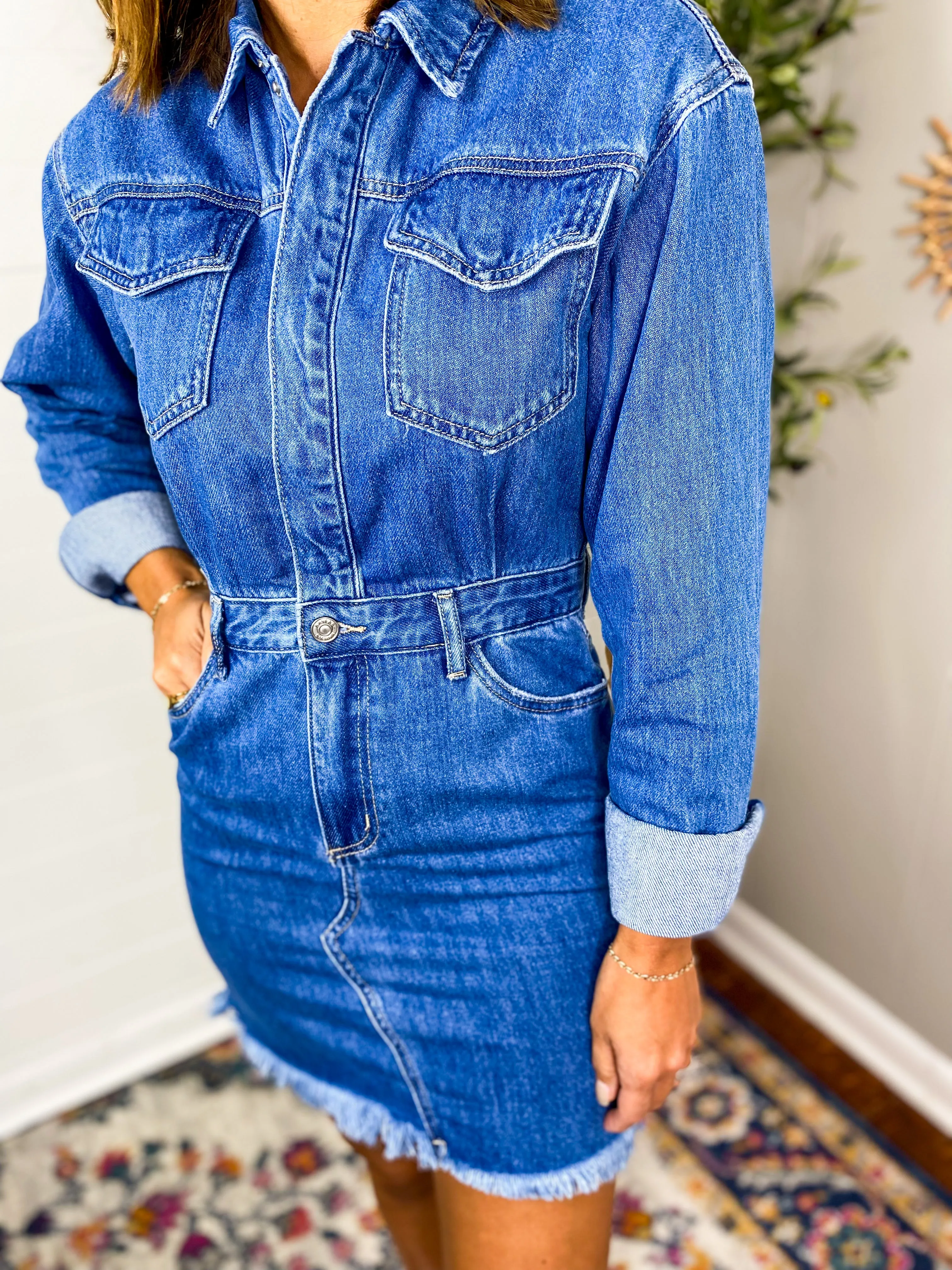 RD The Resa Denim Shirt Dress