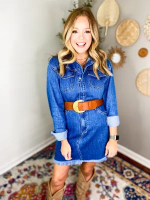 RD The Resa Denim Shirt Dress