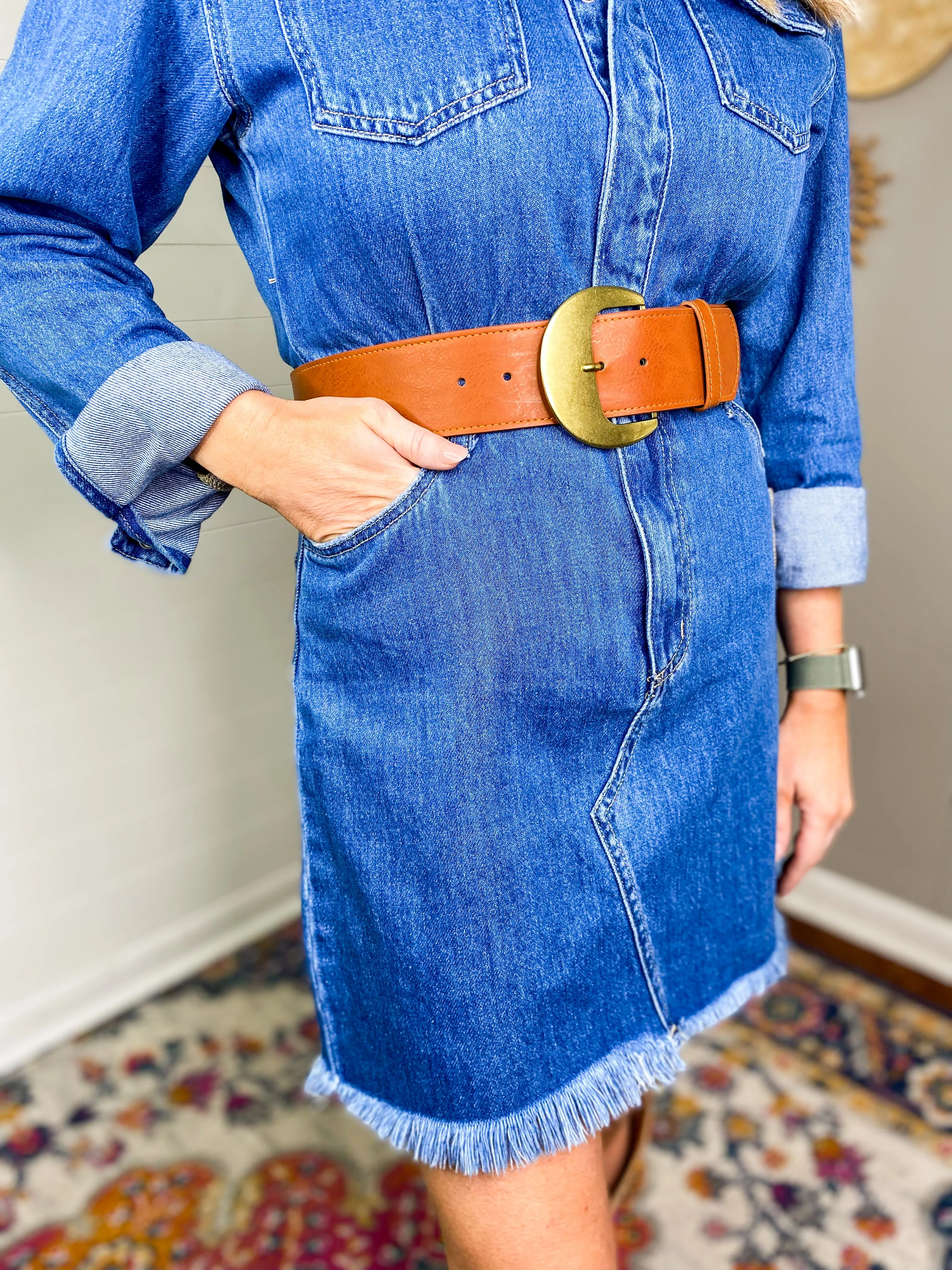 RD The Resa Denim Shirt Dress