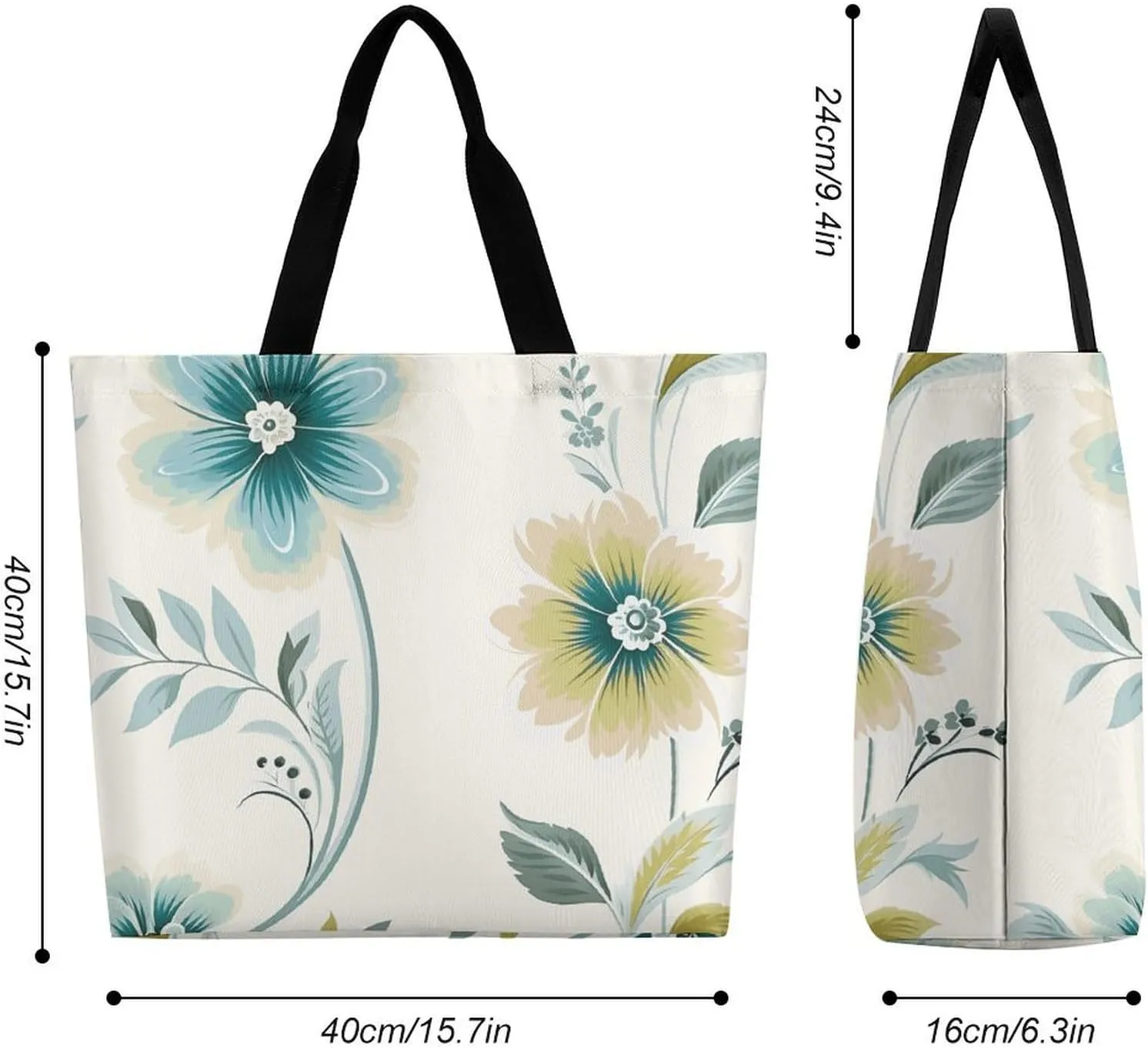 Real Image of Donkey Beach Bag Reusable Tote Bag Foldable Grocery Bags Women Shopping Bags for Daily Essentials