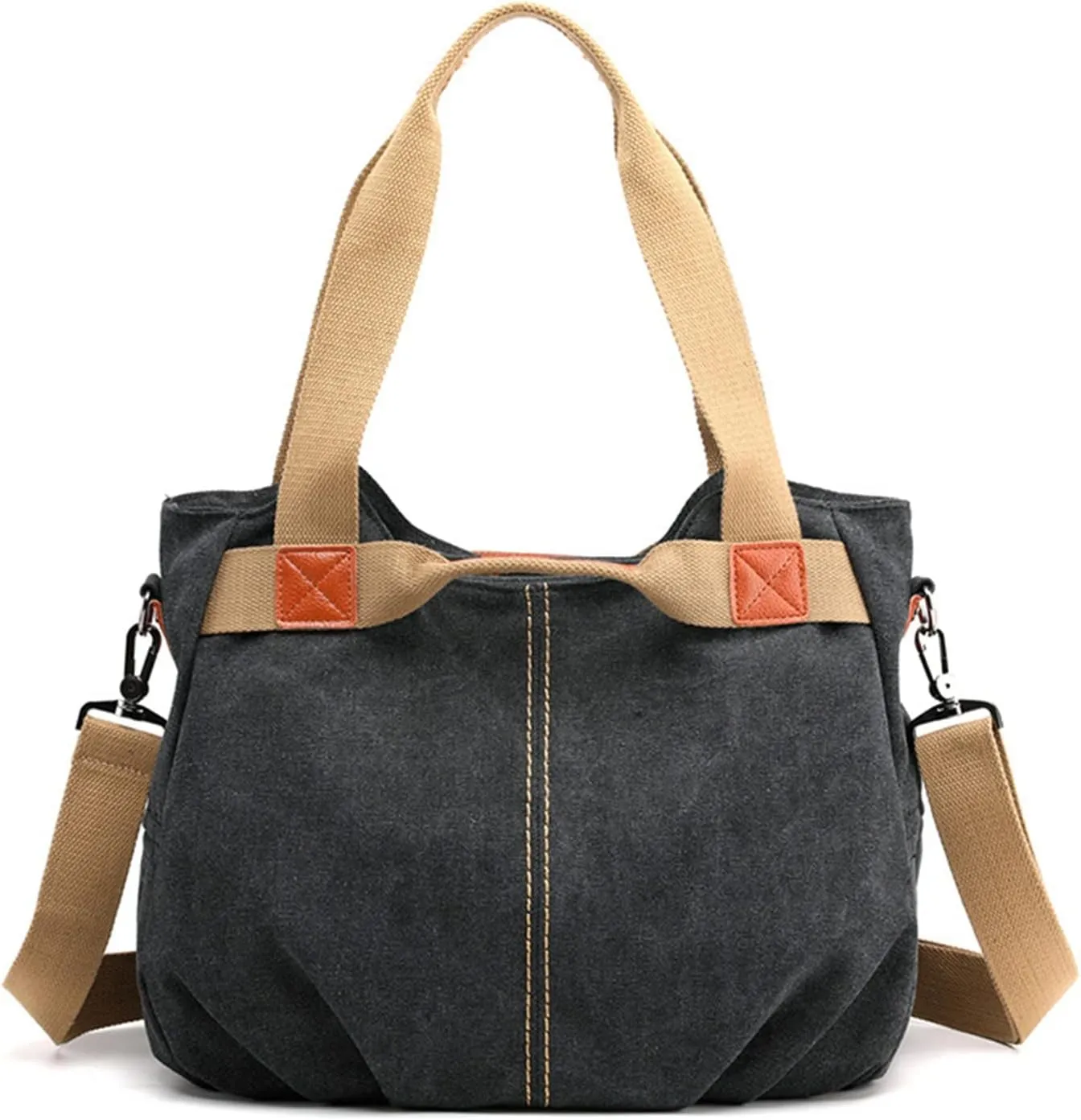 Retro Fashion One Shoulder Crossbody Women's Bag Large Capacity Fashion Handbag Women's Small (Black, One Size)