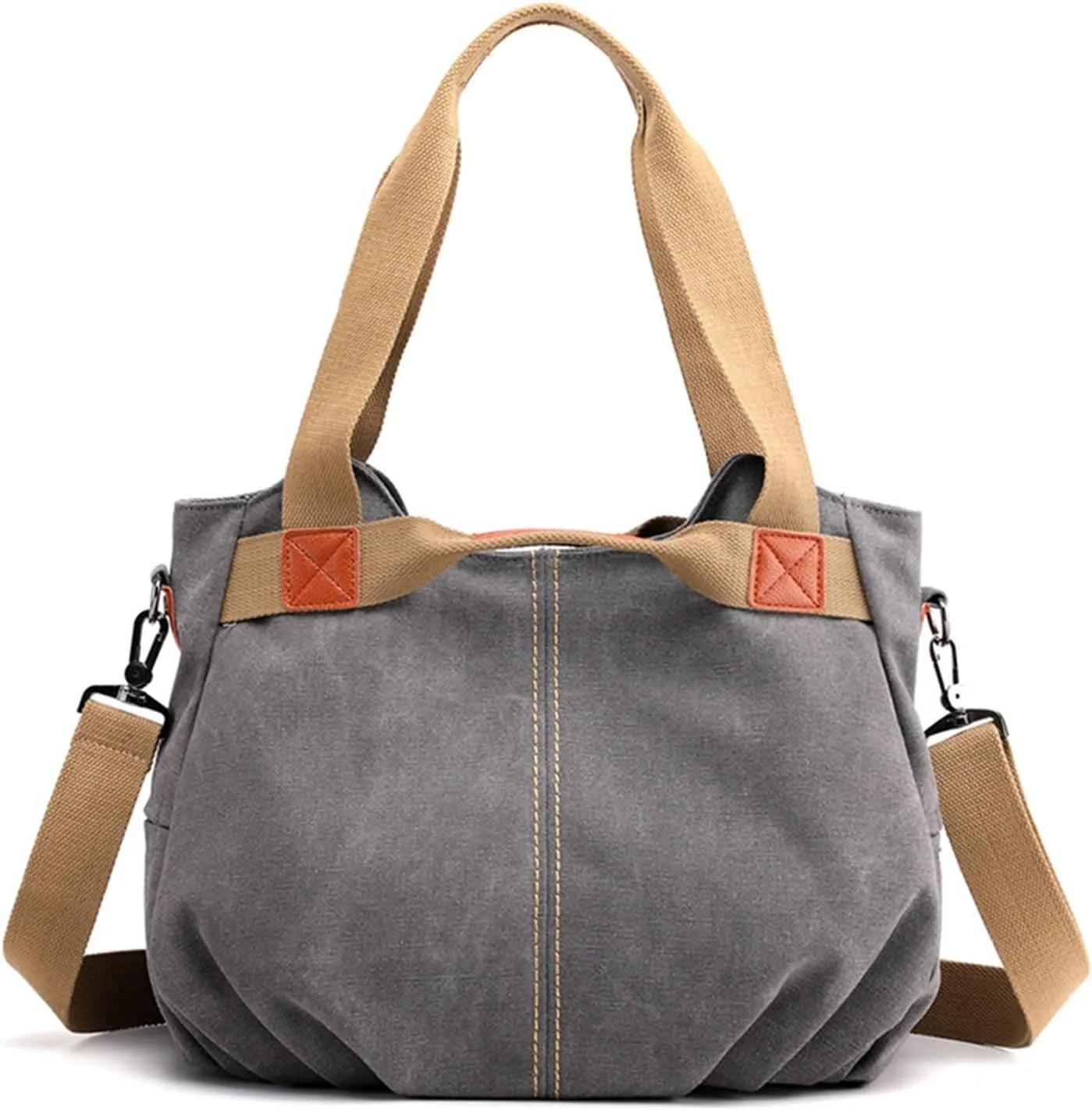 Retro Fashion One Shoulder Crossbody Women's Bag Large Capacity Fashion Handbag Women's Small Messenger (Grey, One Size)