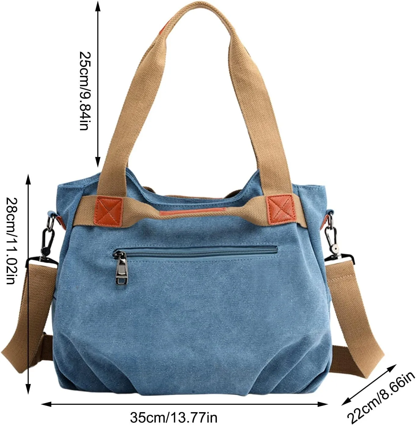 Retro Fashion One Shoulder Crossbody Women's Bag Large Capacity Fashion Handbag Women's Small Messenger (Grey, One Size)