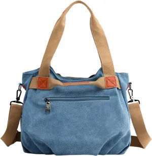 Retro Fashion One Shoulder Crossbody Women's Bag Large Capacity Fashion Handbag Women's Small (Sky Blue, One Size)