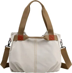 Retro Fashion One Shoulder Crossbody Women's Bag Large Capacity Fashion Handbag Women's Small (White, One Size)