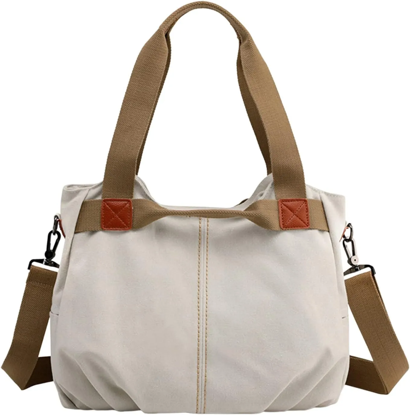 Retro Fashion One Shoulder Crossbody Women's Bag Large Capacity Fashion Handbag Women's Small (White, One Size)