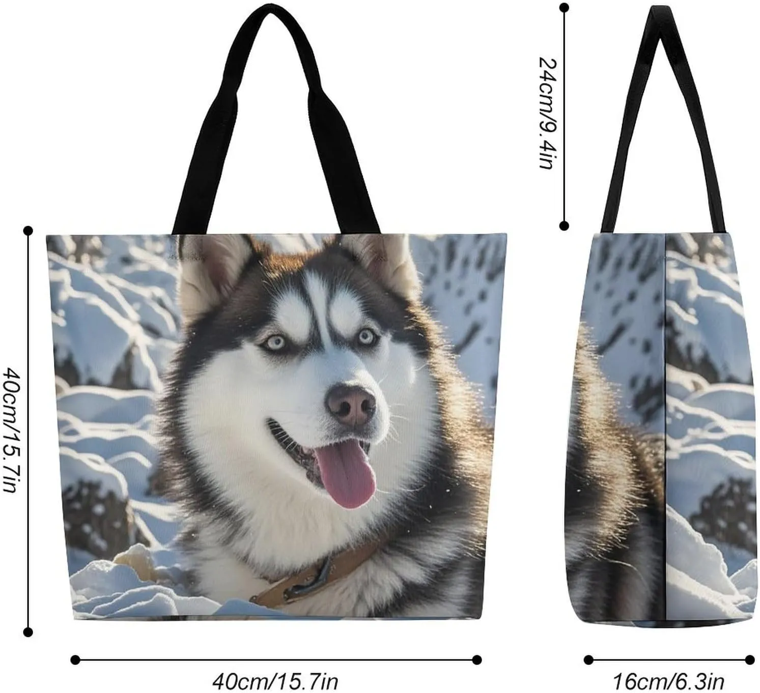 Sheep Beach Bag Reusable Tote Bag Foldable Grocery Bags Women Shopping Bags for Daily Essentials